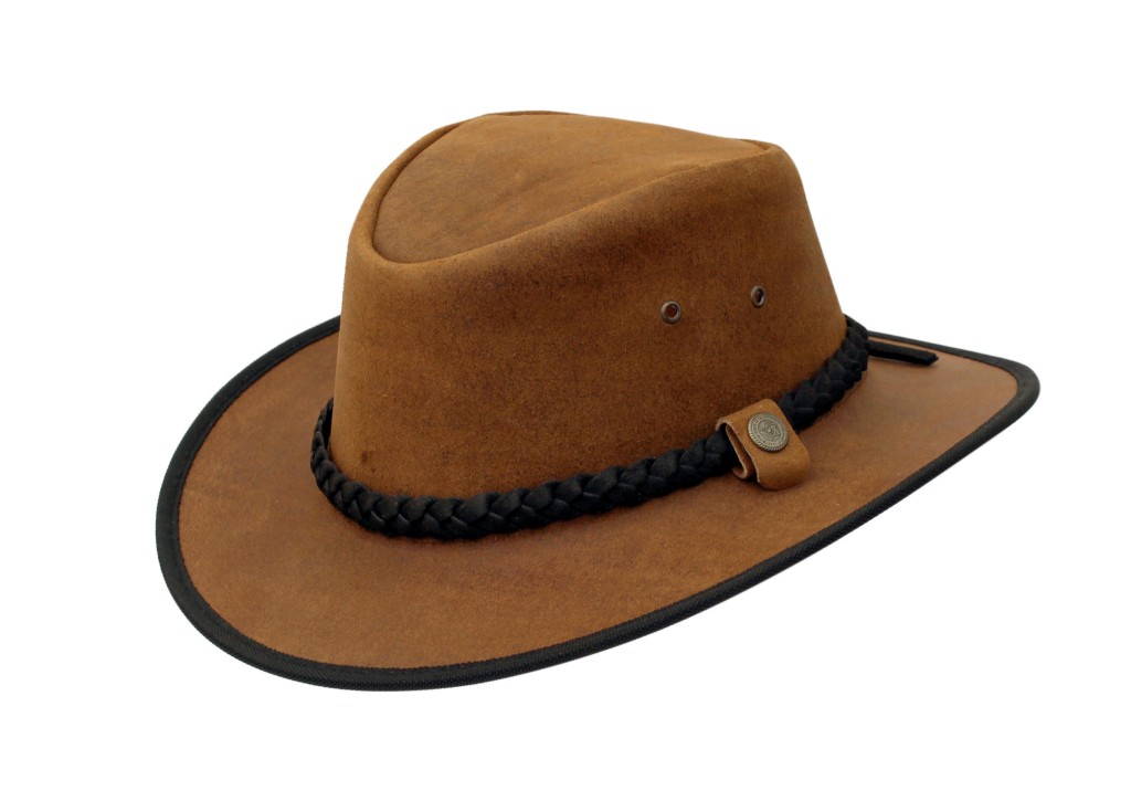 Tan Darwin Leather Hat - Denton Hats