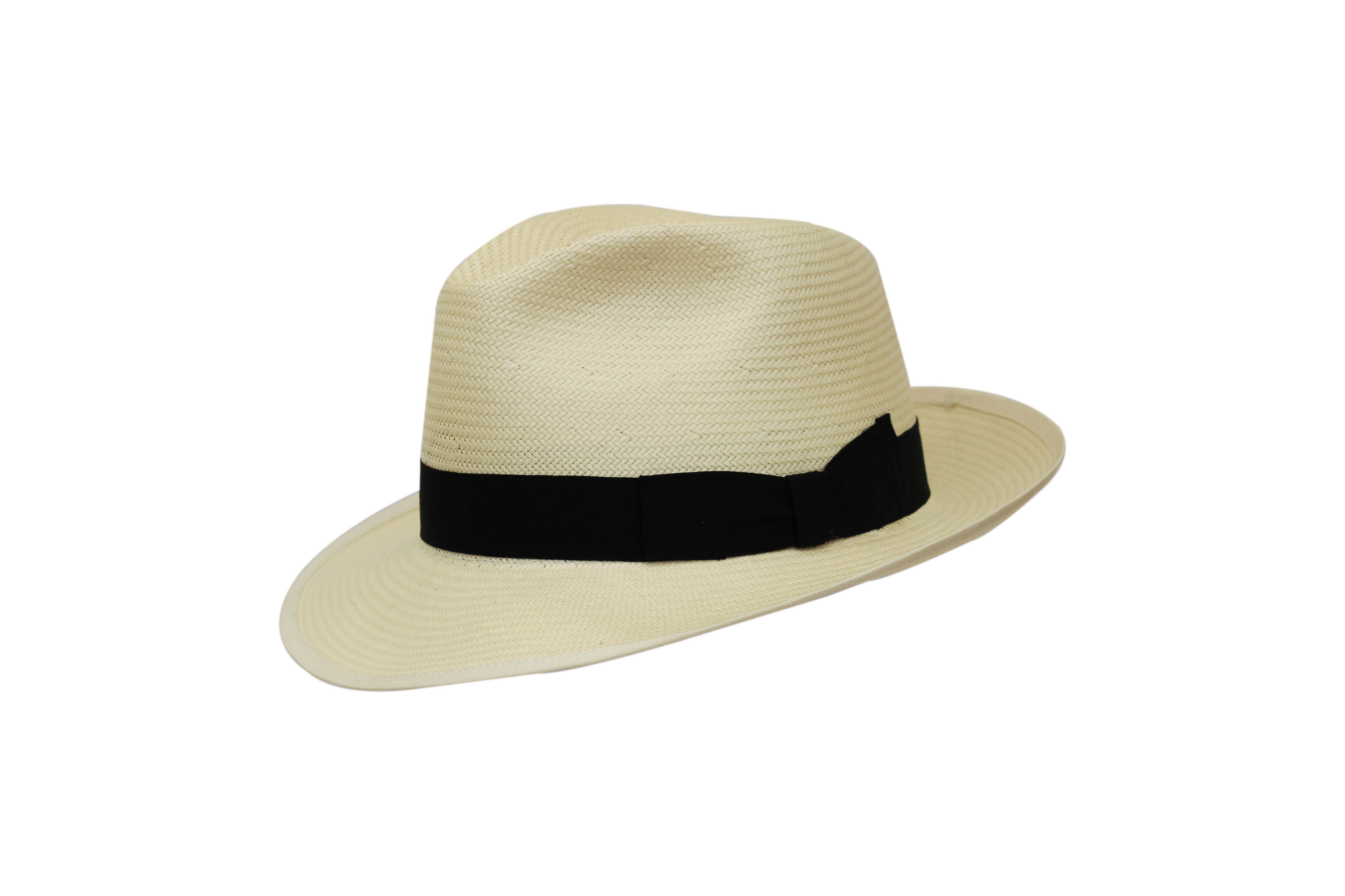 Mayfair Panama with Black Band - Denton Hats