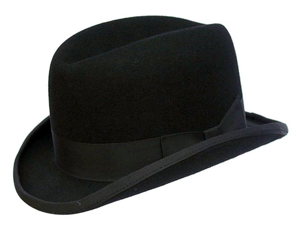 Dark Brown Churchill Homburg Hat - Denton Hats