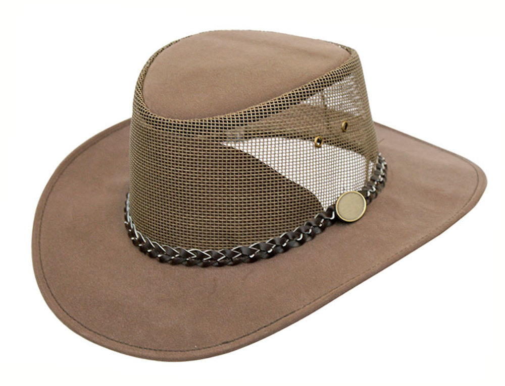 Suede Leather Pork Pie Hat - Denton Hats