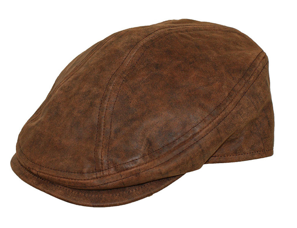 Suede Leather Pork Pie Hat - Denton Hats